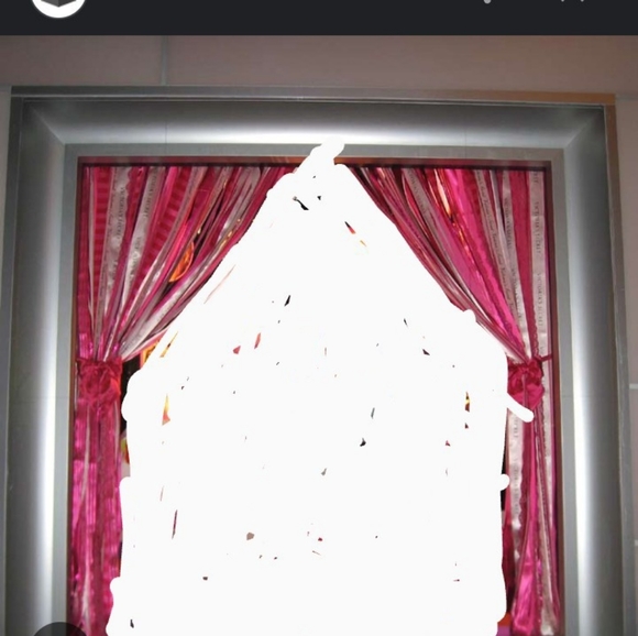 Victoria Secret Ribbon Drapes - Picture 2 of 2